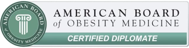 Diplomate, American Board of Obesity Medicine